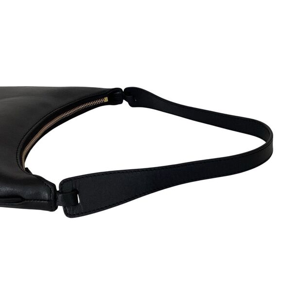 MANU ATELIER Manu Mini Hobo Black Soft Leather Handbag Shoulder Bag - Picture 7 of 10